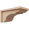 Ekena Millwork 5"W x 10"D x 5"H Wide Bryant Rough Cedar Woodgrain TimberThane Corbel, Primed Tan CORUR05X10X05BRYRCPR - alternate 1